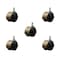 Service Caster 2'' Floor Safe Antique Hooded Twin Wheel Caster 3/8 Threaded Stem, 5PK SCC-TS02S50D-NYU-WA-382458-5 - alternate 1